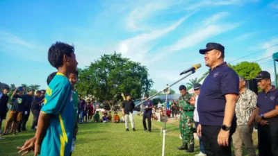 Bupati Batu Bara Resmi Buka Turnamen Sepak Bola Pemuda Sei Balai Cup II tahun 2026