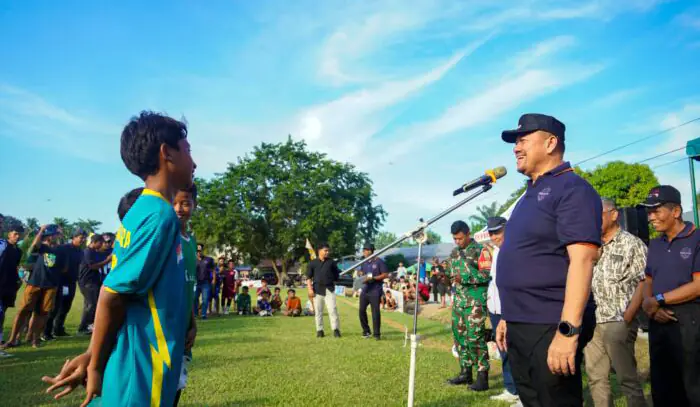 Bupati Batu Bara Resmi Buka Turnamen Sepak Bola Pemuda Sei Balai Cup II tahun 2026