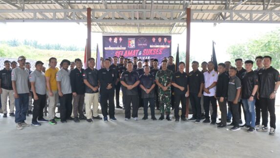 Kapolres Hadiri Pelantikan Gara Mata Shooting Club Labusel, Dorong Pembinaan Atlet Menembak