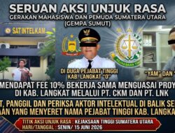 GEMPA SUMUT Gelar Aksi, Dugaan Pejabat Tinggi Langkat Kuasai Proyek Bersama PT LNK dan PT CKM