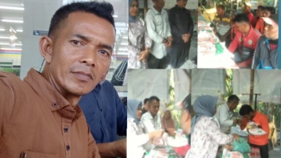 Sopian Berikan Bantuan Tali Asih kepada Pekerja Kebersihan di Indrapura