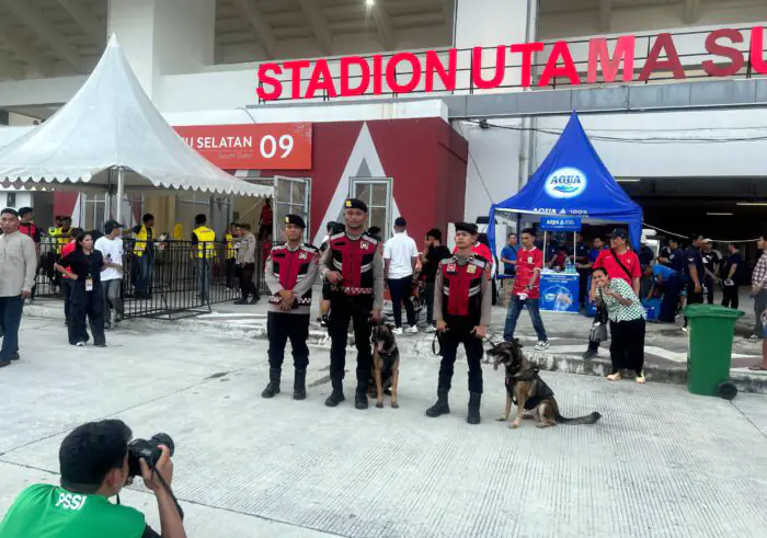 Pengamanan Polda Sumut Pada Laga Indonesia vs Vietnam Berjalan Optimal