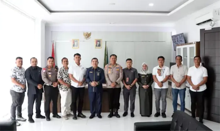 Pererat Sinergi, Pejabat Utama Polres Sergai Kunjungi PN Sei Rampah