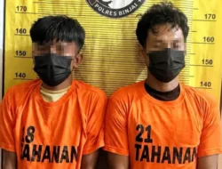 Polres Binjai Amankan Dua Pelaku Penjual Sabu