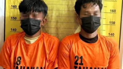 Polres Binjai Amankan Dua Pelaku Penjual Sabu
