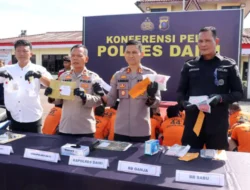 Polres Dairi Ringkus 38 Tersangka dari 29 Kasus Narkoba Periode April-Juni 2026