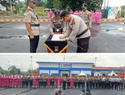 Polres Labusel Gelar Upacara Sertijab Kasat Reskrim dan Pelantikan Kasikum