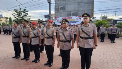 Polres Langsa Sertijab Pejabat Utama dan Kapolsek