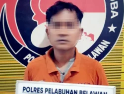 Sat Narkoba Polres Pelabuhan Belawan Tangkap Bandar Sabu di Bagan Deli