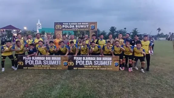 Semangat Bhayangkara Presisi Menggema di Final POR Polda Sumut, Polres Toba Sabet Gelar Juara