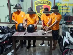 Sindikat Curanmor Antarwilayah Dibongkar, Empat Pelaku Ditangkap Unit Reskrim Polsek Berastagi