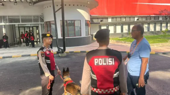 Unit K-9 Polda Sumut Turun ke Stadion Teladan, Perkuat Pengamanan Piala AFF U-19 2026