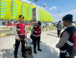 Unit Polsatwa K-9 Polda Sumut Perkuat Pengamanan ASEAN U-19 Boys Championship 2026 di Deliserdang