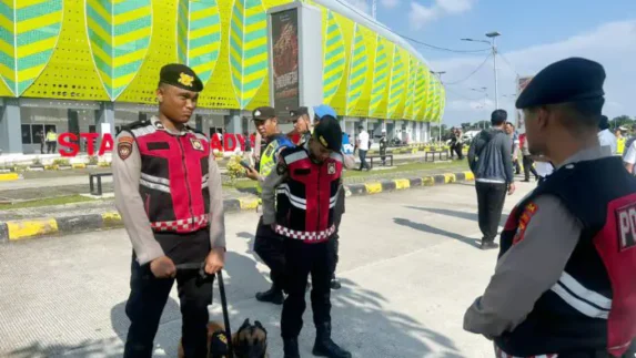 Unit Polsatwa K-9 Polda Sumut Perkuat Pengamanan ASEAN U-19 Boys Championship 2026 di Deliserdang