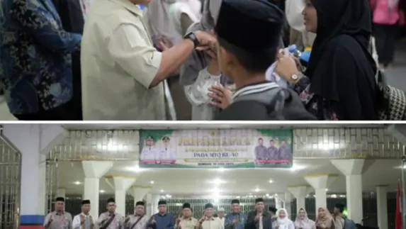 Wabup Syahdian Lepas Kafilah MTQ Labusel ke MTQ ke-40 Tingkat Provinsi Sumut