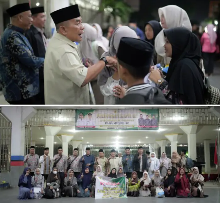 Wabup Syahdian Lepas Kafilah MTQ Labusel ke MTQ ke-40 Tingkat Provinsi Sumut