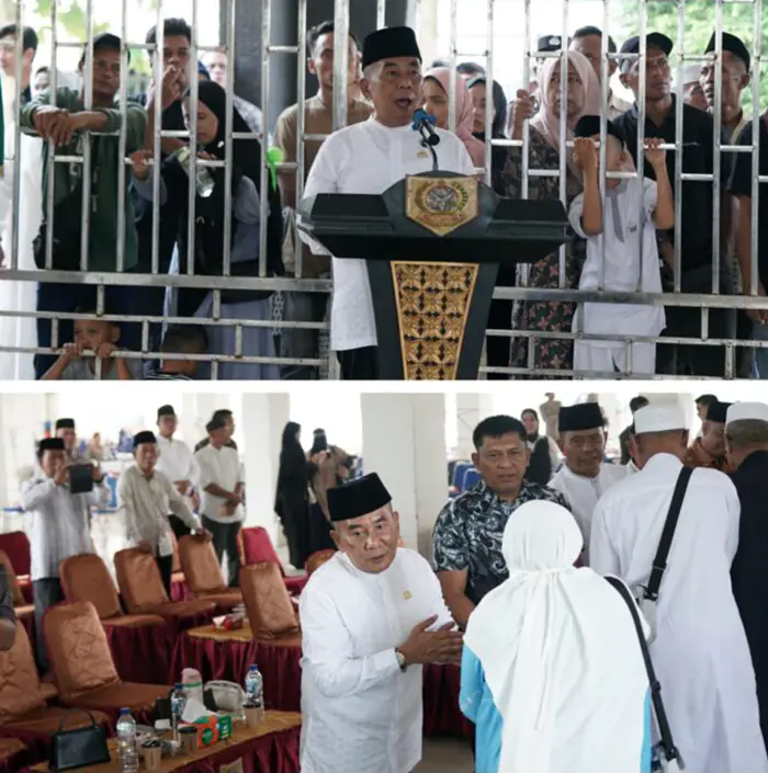 Wabup Syahdian Purba Sambut Kepulangan Jamaah Haji Labusel