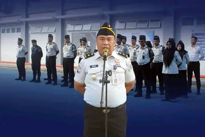 Awali Pekan dengan Energi Positif, Lapas Narkotika Rumbai Laksanakan Apel Pagi Senin Rutin