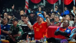 Bupati Batu Bara Nobar Final Piala Dunia 2026 Bersama Masyarakat