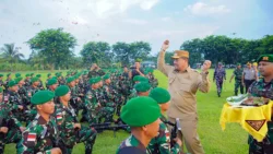 Bupati Batu Bara Sambut Kepulangan Prajurit Yonif 126/Kala Cakti
