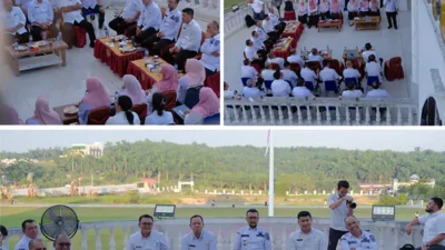 Bupati Fery Pimpin Rakor Persiapan HUT Ke-18 Pemkab Labusel