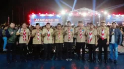 Bupati Labusel Hadiri Upacara Api Unggun Jamdasu XI di Sibolangit