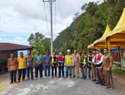 Kepala UPT Jalan Jembatan Dolok Sanggul Proses Pematokan Awal Pembanguan Ruas Jalan Pakpak Bharat Dolok Sanggul