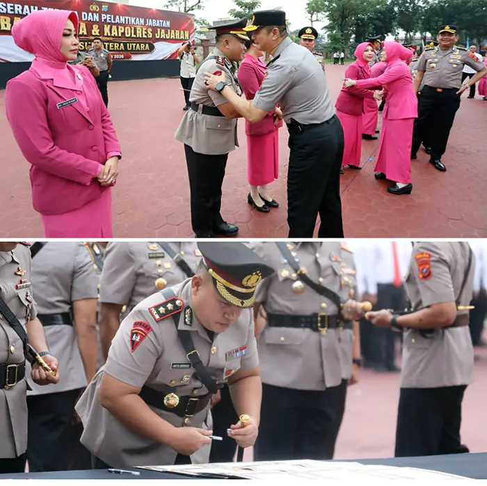 Kapolda Sumut Pimpin Sertijab Kapolres Labusel