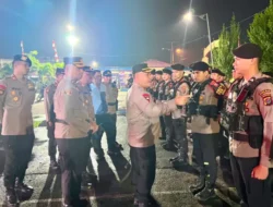 Kapolres Pelabuhan Belawan Pimpin Apel Patroli KRYD Skala Besar Antisipasi 3C