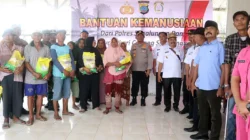 Kapolres Simalungun Salurkan Bantuan Kemanusiaan bagi Korban Angin Puting Beliung di Pematang Bandar