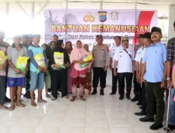Kapolres Simalungun Salurkan Bantuan Kemanusiaan bagi Korban Angin Puting Beliung di Pematang Bandar