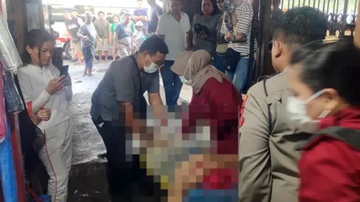 Melalui Laporan CC 110, Polsek Siantar Barat Cek TKP Temuan Mayat di Pasar Horas