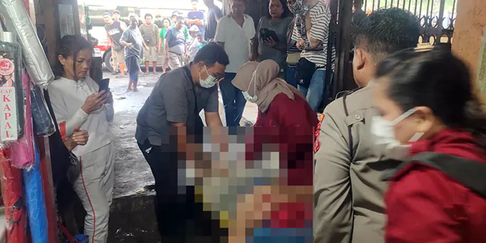Melalui Laporan CC 110, Polsek Siantar Barat Cek TKP Temuan Mayat di Pasar Horas