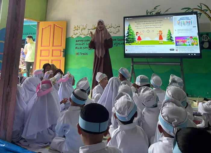 PAUD As-Sholihin Patumbak mulai Kegiatan Belajar