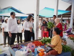 Bupati Pakpak Bharat Berkunjung ke Pasar Tradisional Singgabur