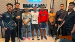 Patroli KRYD Polres Pelabuhan Belawan Amankan Empat Terduga Pelaku Tawuran dan Sajam