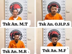Polres Batu Bara Ungkap Peredaran Etomidate, Empat Tersangka Diamankan