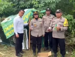 Polsek Binjai Kembali Gerebek Sarang Narkoba di Tandem Hilir
