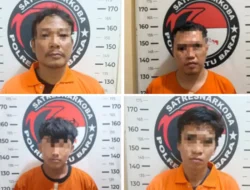 Satresnarkoba Polres Batu Bara Ungkap Empat Kasus Peredaran Narkotika