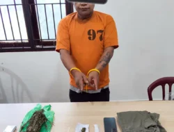 Simpan Sabu dan Ganja di Dua Lokasi, Petani di Karo Ditangkap Satresnarkoba