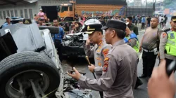 Tabrakan Beruntun di Sibolangit