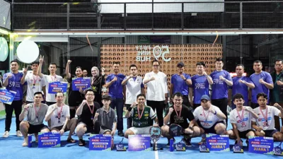 Wali Kota Medan Tutup Turnamen Padel
