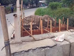 Anggaran Rp397 Juta, Proyek Jembatan Desa Baru Pemkab Deliserdang Diduga Mangkrak dan Tak Sesuai Standar