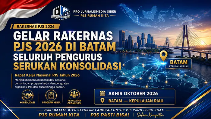 Batam Tuan Rumah Rakernas PJS 2026 Akhir Oktober Mendatang