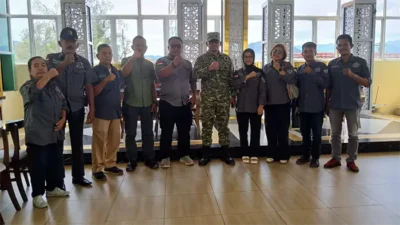 Dandim 0211 Tapteng Ngopi Bareng PJS, Perkuat Sinergitas dan Dukung Rencana UKW