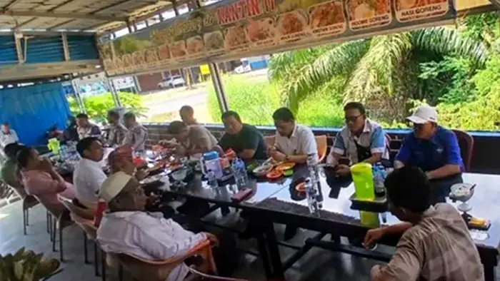 Kapolres Labusel Silaturahmi dengan Insan Pers