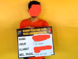 Pelarian Berakhir, Polsek Kampung Rakyat Tangkap Pelaku Pencurian Setelah Tiga Bulan Buron