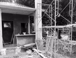 Pembangunan Gapura dan Fasilitas UPT RSUD Pancur Batu Tanpa Plang