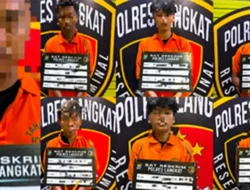 Polres Langkat Tangkap Tujuh Pelaku Pencurian Disertai Kekerasan di Empat Lokasi