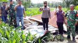 Polsek Binjai Gandeng TNI dan Kepala Desa Gerebek Sarang Narkoba